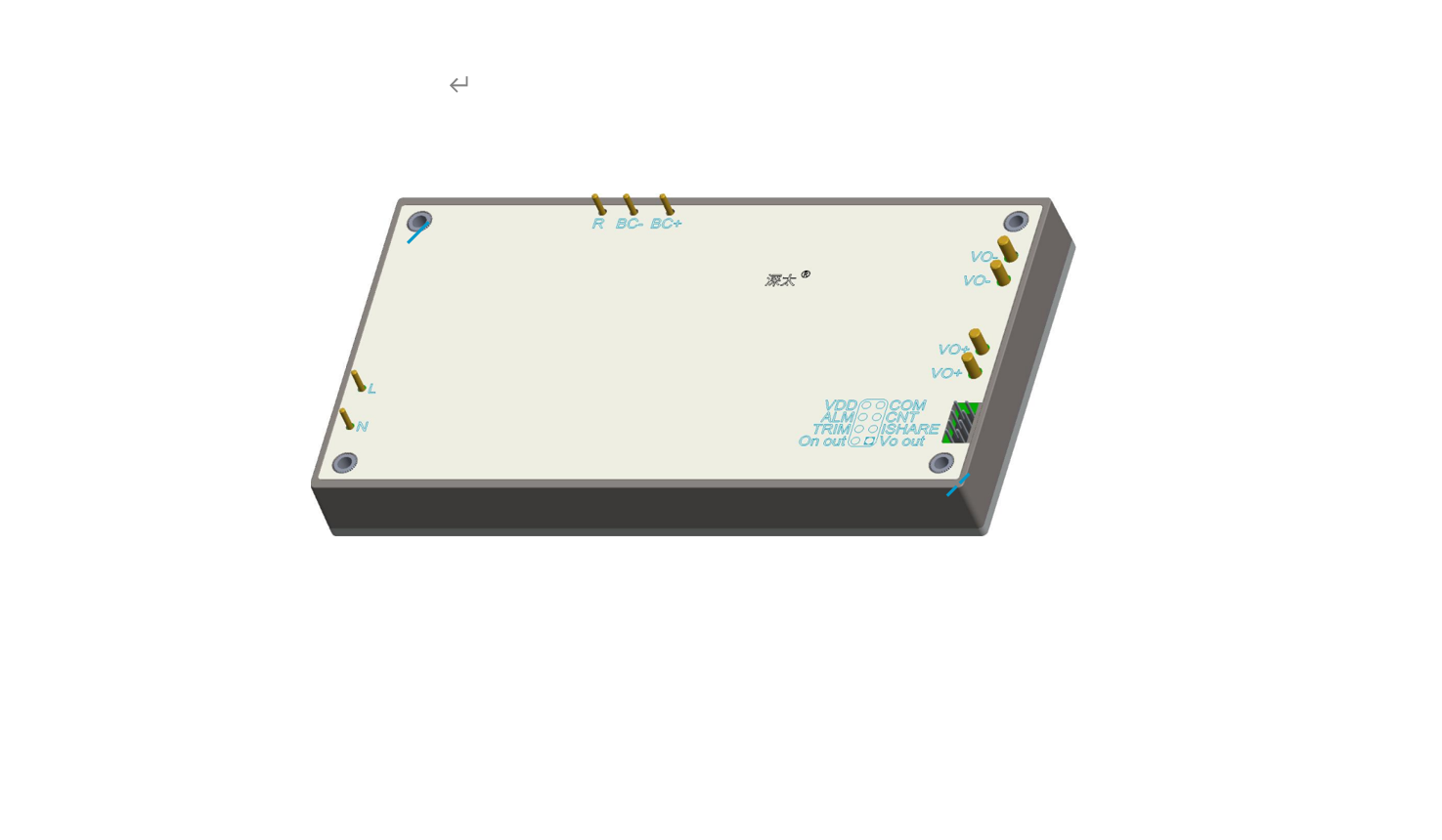 全磚交流模塊12V輸出（1000w）